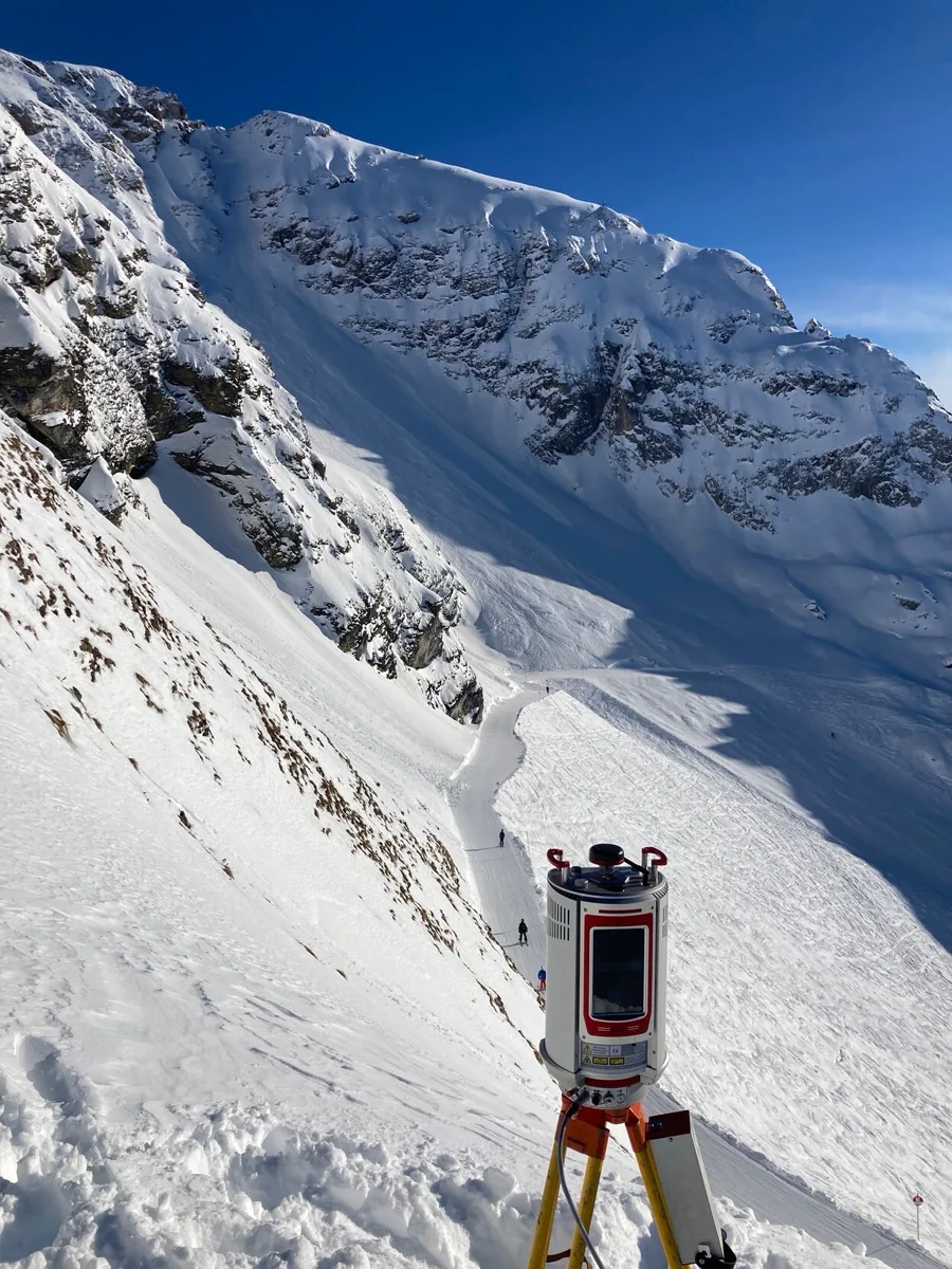Sensor in den Alpen